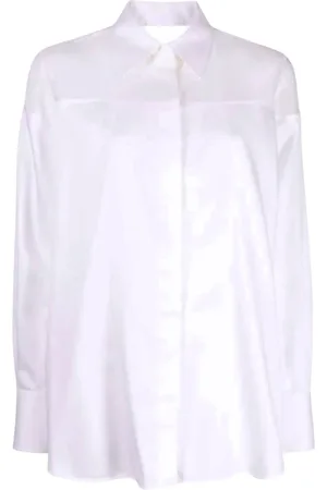 Helmut Lang Dames, Blouses & Shirts, Wit, Maat: S Katoen