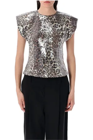 Ganni Dames, Tops, Veelkleurig, Maat: XS Poliester