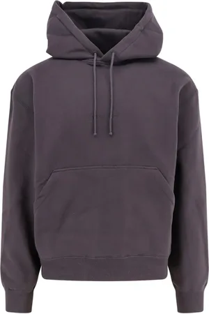 Saint Laurent Heren, Sweatshirts & Hoodies, Grijs, Maat: L Katoen