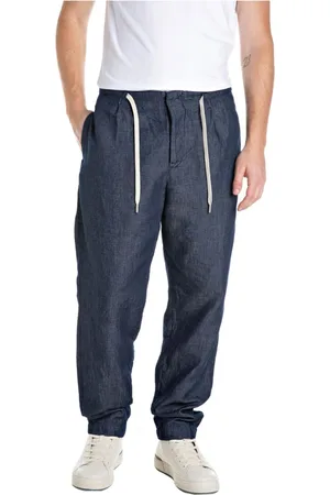 Replay Heren, Jeans, Blauw, Maat: W33 Katoen