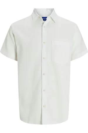 JACK & JONES Heren, Overhemden, Wit, Maat: XL