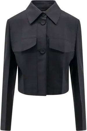 Fendi Dames, Jassen, Zwart, Maat: S Wol