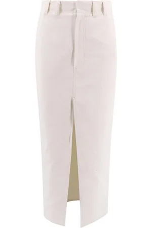 Brunello Cucinelli Dames, Rokken, Wit, Maat: S Katoen
