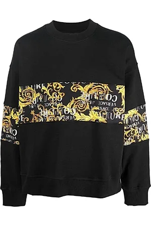 VERSACE Heren, Sweatshirts & Hoodies, Zwart, Maat: 4XL