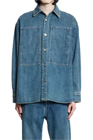 Jil Sander Heren, Overhemden, Blauw, Maat: L Denim