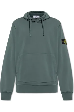 Stone Island Heren, Sweatshirts & Hoodies, Groen, Maat: M Katoen