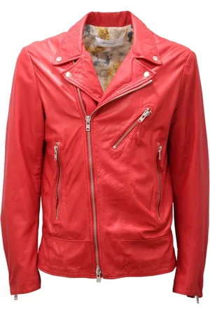BULLY Heren, Jassen, Rood, Maat: L Leer
