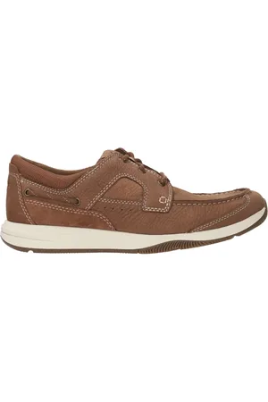 Clarks Heren, Schoenen, Bruin, Maat: 44 EU Leer