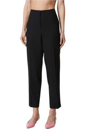 Silvian Heach Dames, Broeken, Zwart, Maat: S Viscose