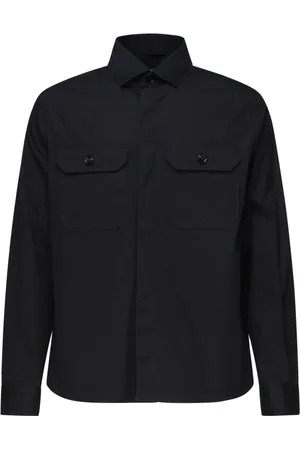 Ermenegildo Zegna Heren, Overhemden, Blauw, Maat: 2XL Katoen