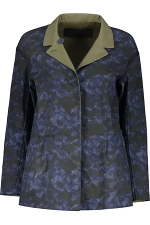 MOORER Dames, Jassen, Blauw, Maat: S Katoen