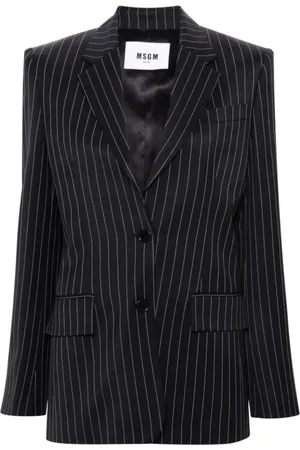 Msgm Dames, Jassen, Blauw, Maat: 2XS Wol