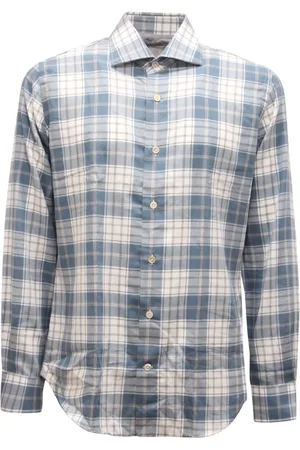 ELEVENTY Heren, Overhemden, Blauw, Maat: S