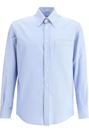 VALENTINO Heren, Overhemden, Blauw, Maat: M Katoen