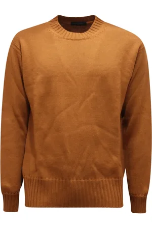 Daniele Fiesoli Heren, Truien, Bruin, Maat: XL Wol
