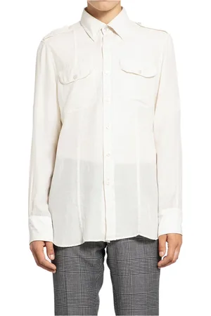 Tom Ford Heren, Overhemden, Wit, Maat: XL Katoen