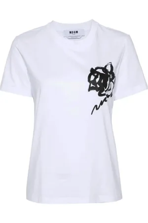 Msgm Dames, Tops, Wit, Maat: 2XS