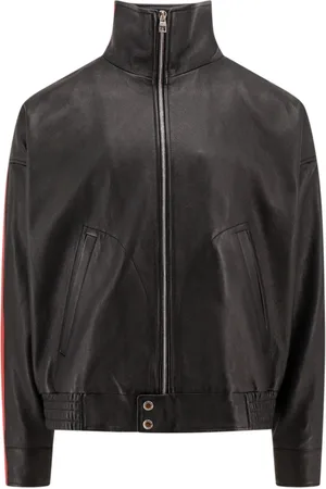 Alexander McQueen Heren, Jassen, Zwart, Maat: XL Leer