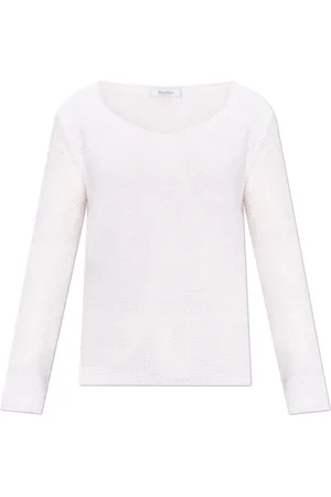 Max Mara Dames, Truien, Wit, Maat: XL Katoen