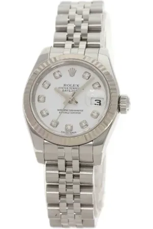 Rolex Dames, Pre-owned, Wit, Maat: ONE Size