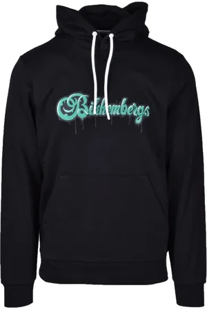 Bikkembergs Heren, Sweatshirts & Hoodies, Zwart, Maat: 2XL Katoen