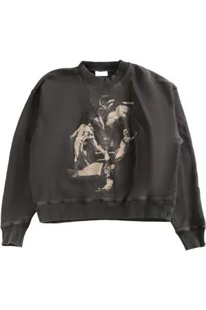 OFF-WHITE Heren, Sweatshirts & Hoodies, Zwart, Maat: L