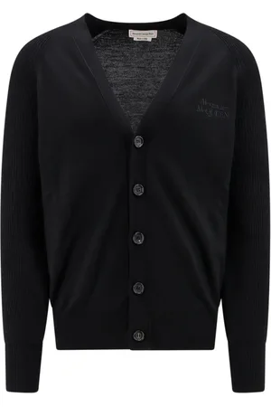 Alexander McQueen Heren, Truien, Zwart, Maat: S Wol