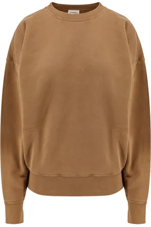 Saint Laurent Dames, Sweatshirts & Hoodies, Bruin, Maat: M Katoen