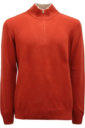 Gran Sasso Heren, Truien, Oranje, Maat: 2XL Wol