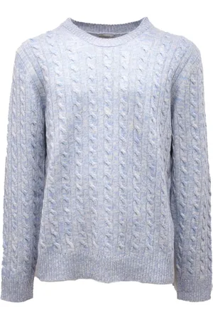 BALLANTYNE Heren, Truien, Blauw, Maat: XL Wol