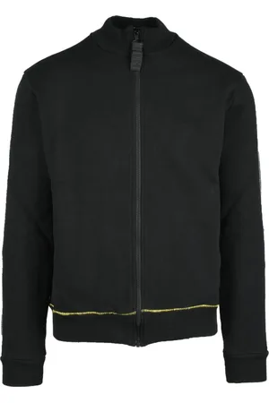 Bikkembergs Heren, Sweatshirts & Hoodies, Zwart, Maat: XL Katoen