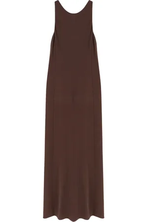 Max Mara Dames, Jurken, Bruin, Maat: S Viscose