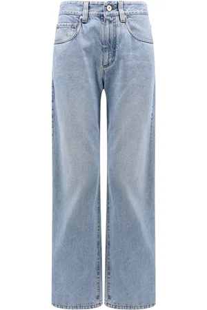 Brunello Cucinelli Dames, Jeans, Blauw, Maat: XS Katoen