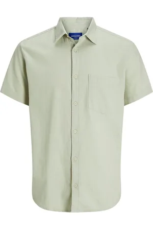 JACK & JONES Heren, Overhemden, Groen, Maat: XL