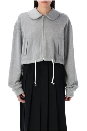 Comme des Garçons Dames, Sweatshirts & Hoodies, Grijs, Maat: M Katoen