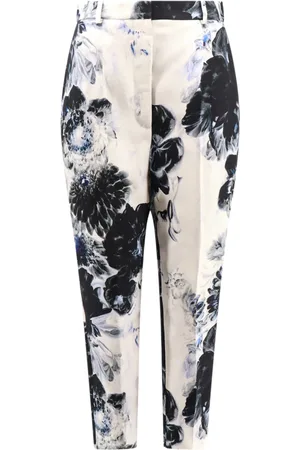 Alexander McQueen Dames, Broeken, Veelkleurig, Maat: S Viscose
