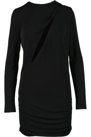 VERSACE Dames, Jurken, Zwart, Maat: S Viscose