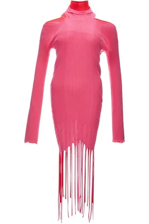 Bottega Veneta Dames, Jurken, Roze, Maat: L Katoen