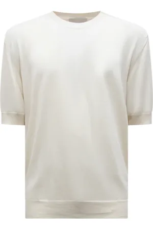 BALLANTYNE Heren, Truien, Wit, Maat: 2XL Katoen