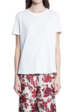 Max Mara Dames, Tops, Wit, Maat: 2XS Katoen