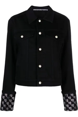 Alexander Wang Dames, Jassen, Zwart, Maat: XS Katoen