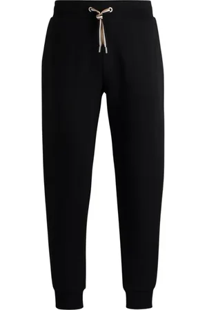 HUGO BOSS Heren, Broeken, Zwart, Maat: 2XL Katoen