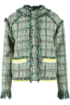 Msgm Dames, Jassen, Groen, Maat: XS Katoen