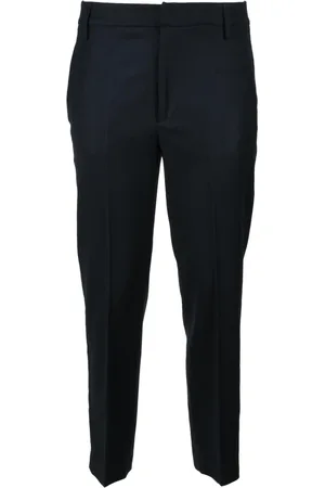 Dondup Dames, Broeken, Blauw, Maat: W27 Wol