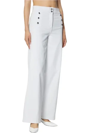 Silvian Heach Dames, Jeans, Wit, Maat: W25 Katoen