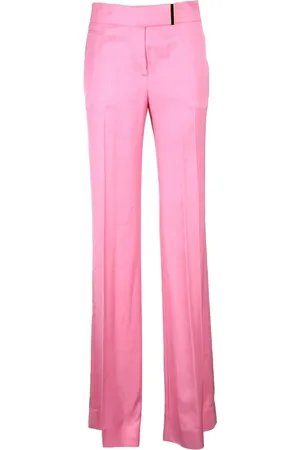 Tom Ford Dames, Broeken, Roze, Maat: S Viscose