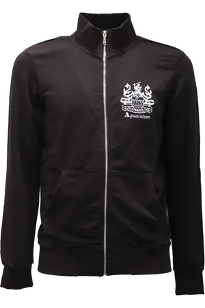 Aquascutum Heren, Sweatshirts & Hoodies, Zwart, Maat: M Katoen