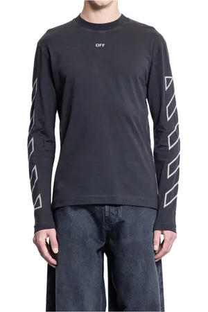 OFF-WHITE Heren, Tops, Zwart, Maat: XL Katoen