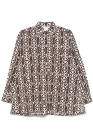 Max Mara Dames, Blouses & Shirts, Bruin, Maat: XS Katoen