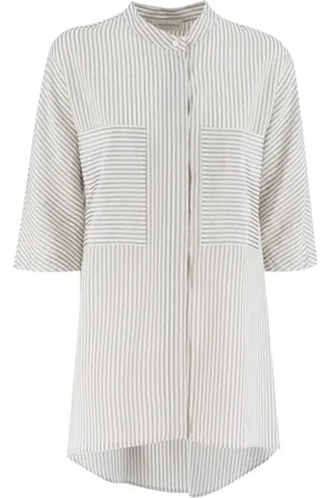 LE TRICOT PERUGIA Dames, Blouses & Shirts, Grijs, Maat: M